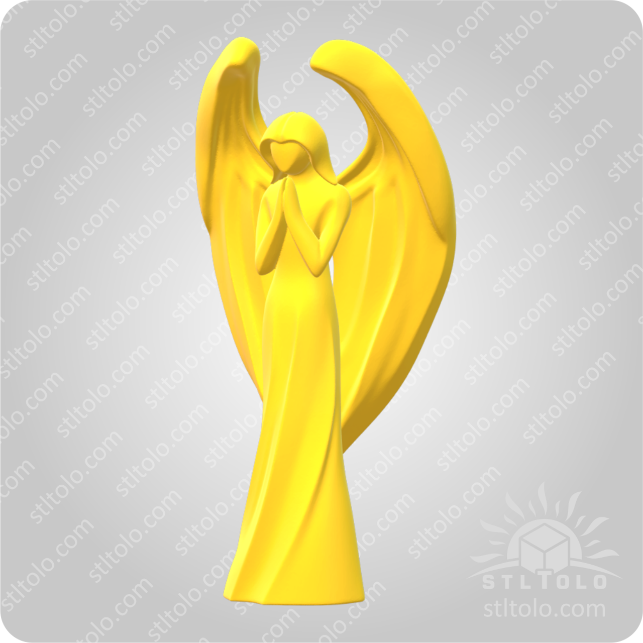 مدل سه بعدی مجسمه فرشته